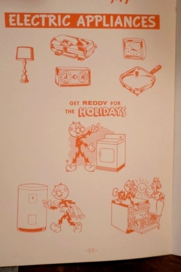画像9: ct-260401-03 Reddy Kilowatt 1950's-1960's Merry Christmas Recipe Book