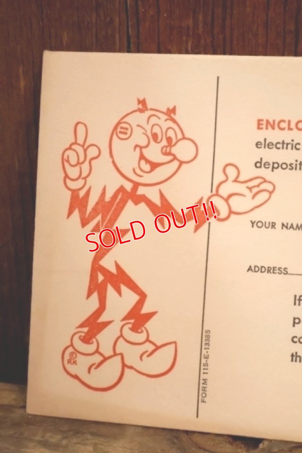 画像2: ct-260401-03 Reddy Kilowatt 1940's-1950's Envelope
