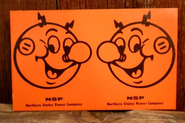 画像1: ct-260401-03 Reddy Kilowatt 1950's-1960's NORTHERN STATES ELECTRIC COMPANY(NSP) Sticker