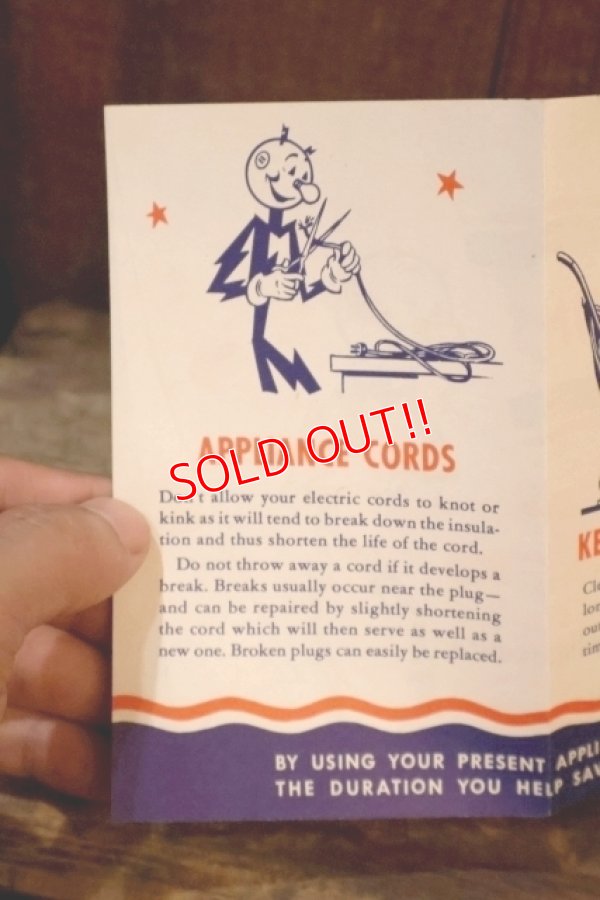 画像5: ct-260401-03 Reddy Kilowatt 1940's NORTHERN STATES ELECTRIC COMPANY(NSP) Booklet