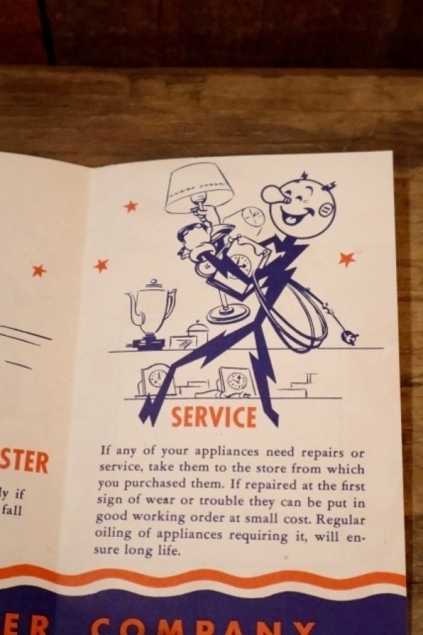 画像10: ct-260401-03 Reddy Kilowatt 1940's NORTHERN STATES ELECTRIC COMPANY(NSP) Booklet