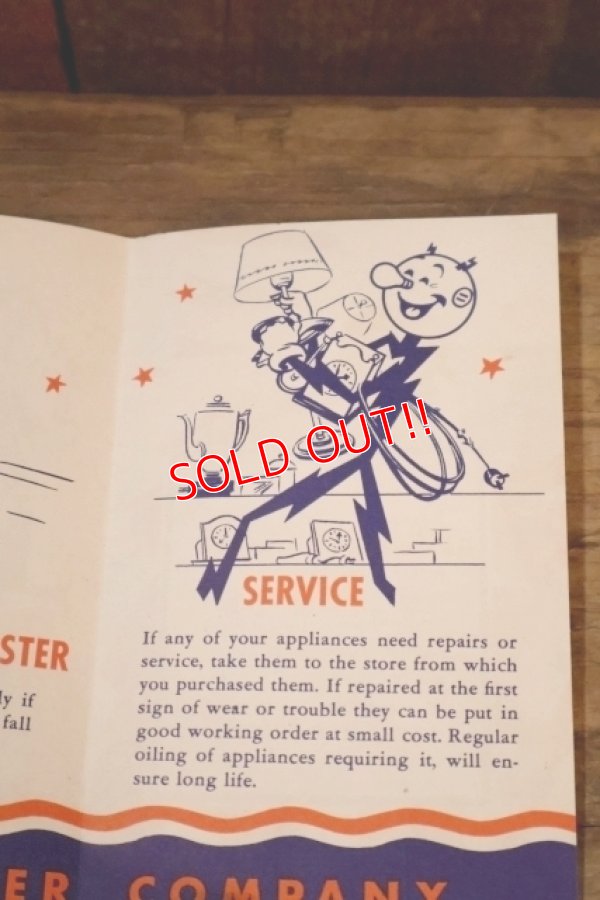 画像10: ct-260401-03 Reddy Kilowatt 1940's NORTHERN STATES ELECTRIC COMPANY(NSP) Booklet