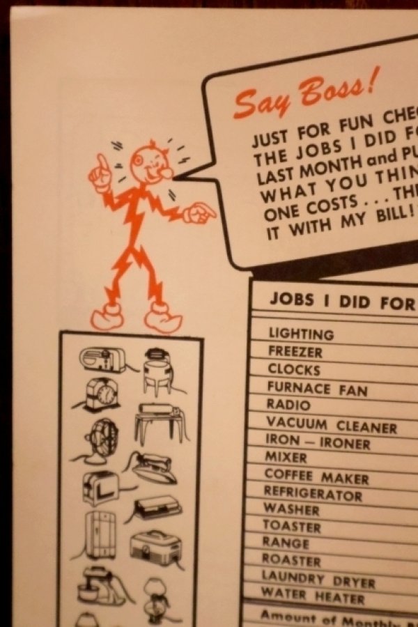 画像8: ct-260401-03 Reddy Kilowatt 1950's Your Electric Servant Booklet