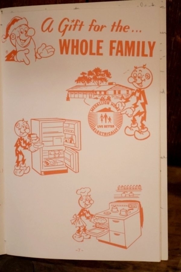 画像7: ct-260401-03 Reddy Kilowatt 1950's-1960's Merry Christmas Recipe Book