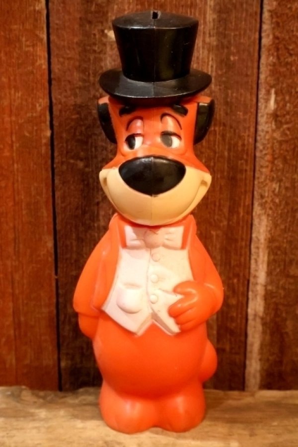 画像1: ct-260401-24 Huckleberry Hound / Knickerbocker 1960's Plastic Coin Bank