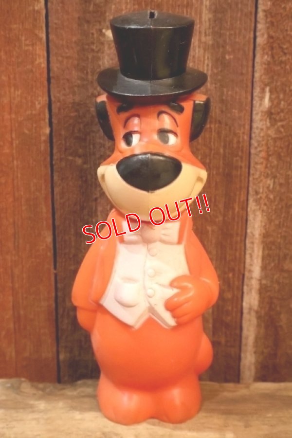 画像1: ct-260401-24 Huckleberry Hound / Knickerbocker 1960's Plastic Coin Bank