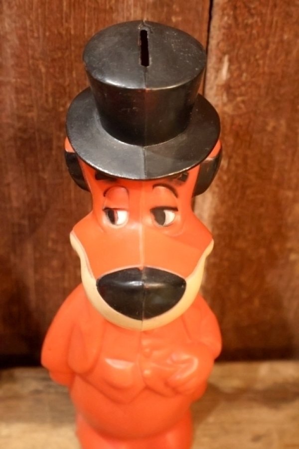 画像2: ct-260401-23 Huckleberry Hound / Knickerbocker 1960's Plastic Coin Bank