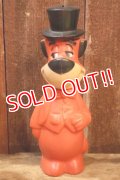 ct-260401-23 Huckleberry Hound / Knickerbocker 1960's Plastic Coin Bank
