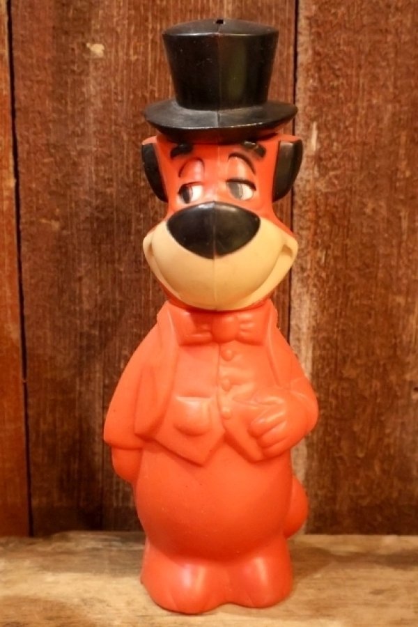 画像1: ct-260401-23 Huckleberry Hound / Knickerbocker 1960's Plastic Coin Bank