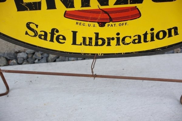 画像16: dp-260417-08 PENNZOIL 1970's ONE U.S. QUART OIL CAN DISPLAY RACK