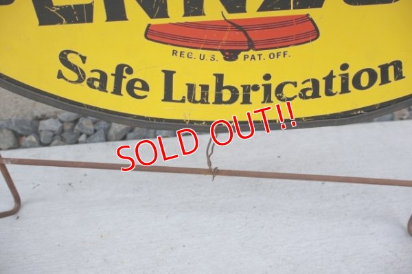 画像16: dp-260417-08 PENNZOIL 1970's ONE U.S. QUART OIL CAN DISPLAY RACK