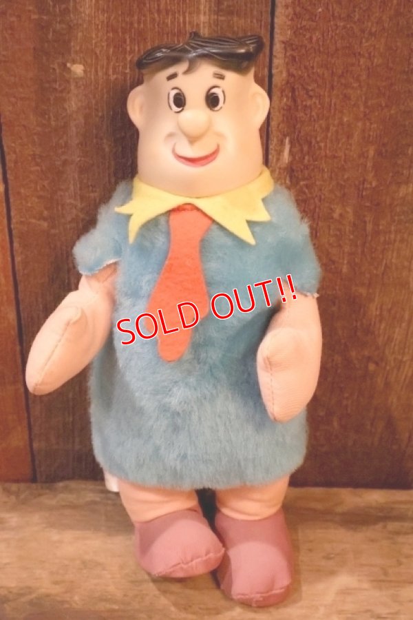画像1: ct-260401-59 Fred Flintsotne / Knickerbocker 1960's Rubber Face Doll