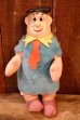 画像1: ct-260401-59 Fred Flintsotne / Knickerbocker 1960's Rubber Face Doll (1)