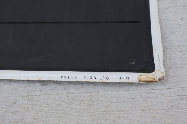 画像9: dp-260417-01 Squirt 1970's Metal Chalkboard Sign