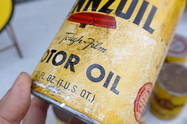 画像10: dp-260417-08 PENNZOIL 1970's ONE U.S. QUART OIL CAN DISPLAY RACK