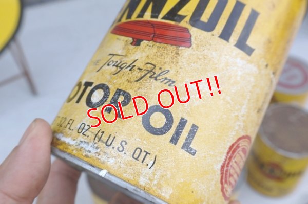 画像10: dp-260417-08 PENNZOIL 1970's ONE U.S. QUART OIL CAN DISPLAY RACK