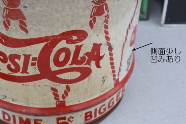 画像7: dp-260417-10 PEPSI:COLA 1940's Steel Syrup Can