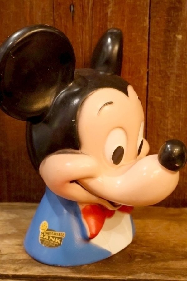 画像4: ct-260401-12 Mickey Mouse / PLAY PAL PLASTIC 1970's Coin Bank