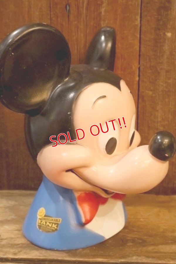 画像4: ct-260401-12 Mickey Mouse / PLAY PAL PLASTIC 1970's Coin Bank