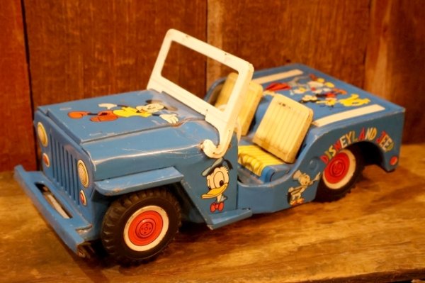 画像1: ct-260325-28 WALT DINSEY 1960's MARX TOYS DISNEYLAND JEEP
