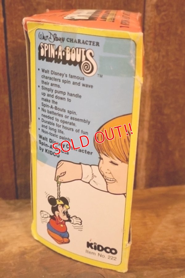 画像6: ct-260325-08 Mickey Mouse / KIDCO 1979 SPIN・A・BOUTS