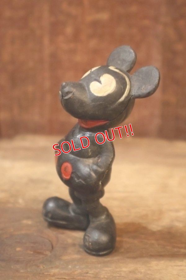 画像2: ct-260322-23 Mickey Mouse / Seiberling 1930's Latex Figure
