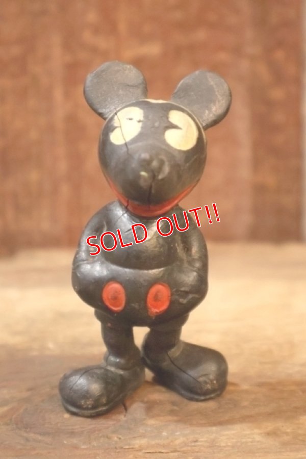 画像1: ct-260322-23 Mickey Mouse / Seiberling 1930's Latex Figure