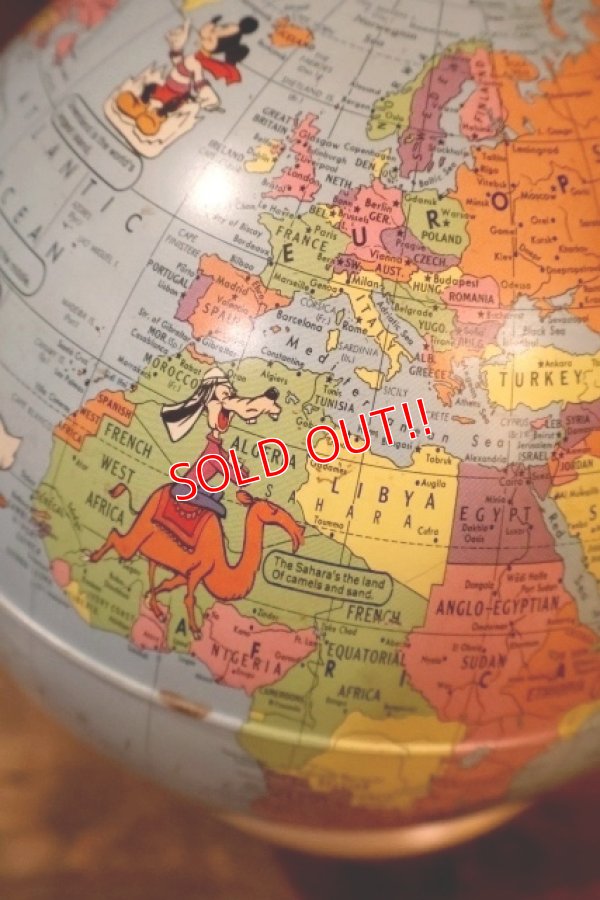 画像6: ct-260417-03 WALT DINSEY 1960's RAND Mc NALLY WORLD GLOBE