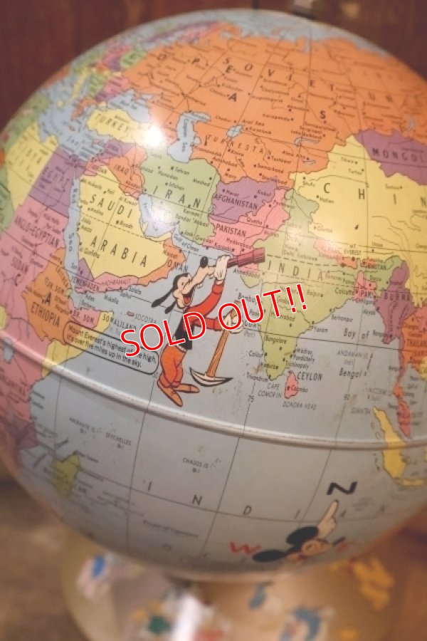 画像7: ct-260417-03 WALT DINSEY 1960's RAND Mc NALLY WORLD GLOBE
