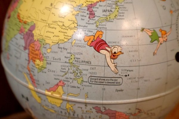 画像9: ct-260417-03 WALT DINSEY 1960's RAND Mc NALLY WORLD GLOBE