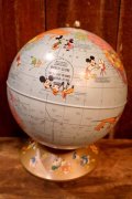 ct-260417-03 WALT DINSEY 1960's RAND Mc NALLY WORLD GLOBE