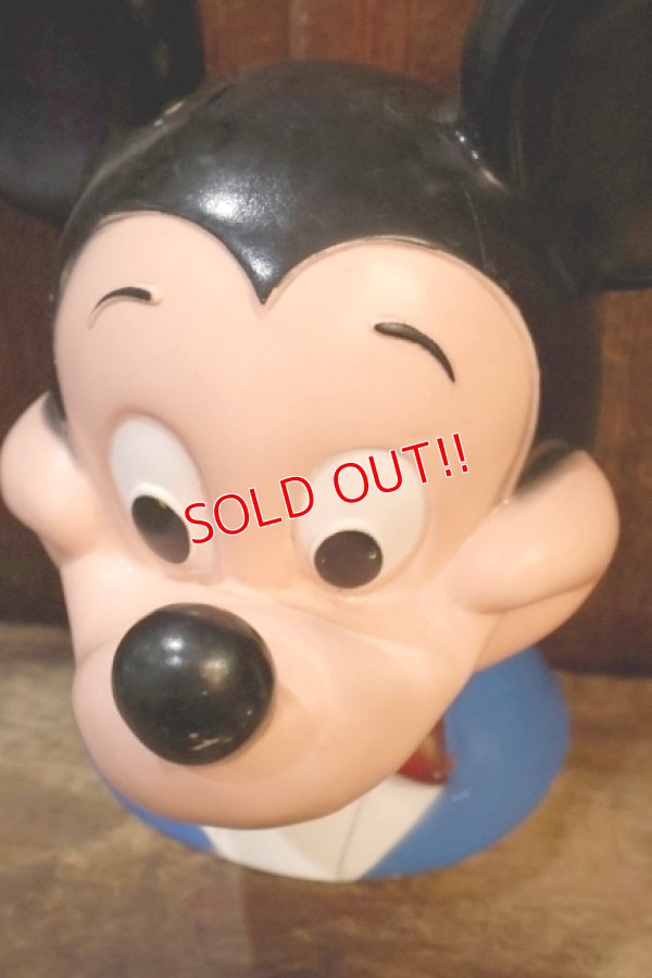 画像2: ct-260401-12 Mickey Mouse / PLAY PAL PLASTIC 1970's Coin Bank