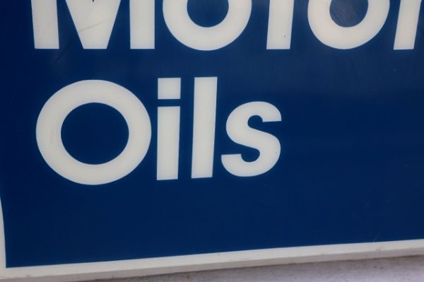 画像4: dp-260417-03 【※店頭ピックのみ】Mobil Motor Oils 1980's〜 Plastic Sign