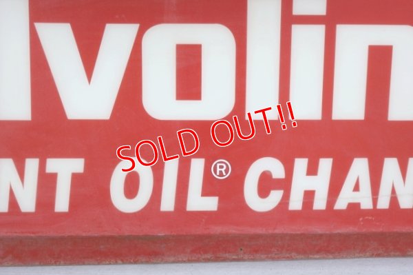 画像8: dp-260417-04 【※店頭ピックのみ】Valvoline 2000's 3-D Large Sign