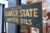 画像3: dp-260417-07 【※店頭ピックのみ】QUAKER STATE MOTOR OIL 1950's METAL DISPLAY SHELF (3)