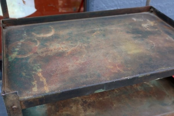 画像4: dp-260417-07 【※店頭ピックのみ】QUAKER STATE MOTOR OIL 1950's METAL DISPLAY SHELF