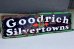 画像1: dp-260417-02 Goodrich Silvertowns 1930's-1940's Metal Sign (1)