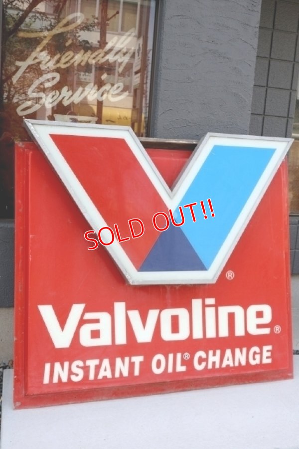 画像1: dp-260417-04 【※店頭ピックのみ】Valvoline 2000's 3-D Large Sign
