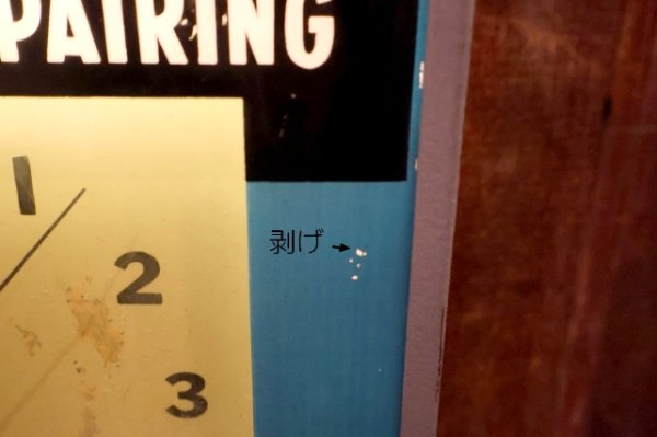 画像10: dp-260401-01 CAT'S PAW CAT-TEX / 1950's Advertising Lighted Clock