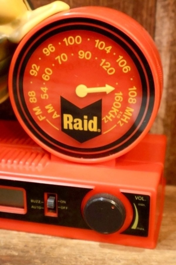 画像3: ct-260401-54 S.C. JOHNSON & SON / Raid Bug 1980's Digital Alarm Clock and Radio