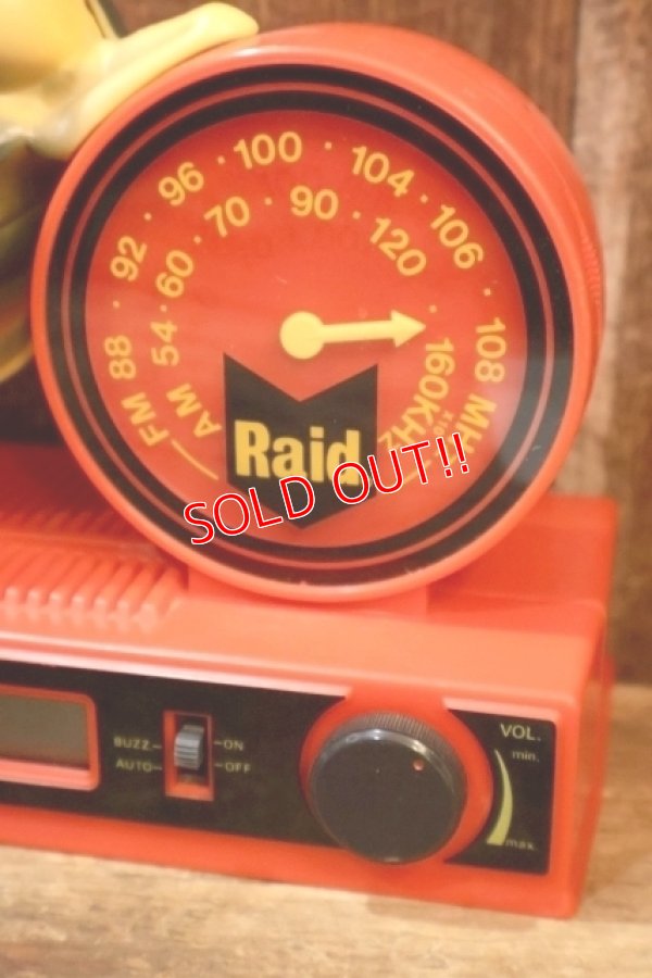 画像3: ct-260401-54 S.C. JOHNSON & SON / Raid Bug 1980's Digital Alarm Clock and Radio