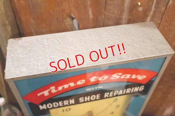 画像16: dp-260401-01 CAT'S PAW CAT-TEX / 1950's Advertising Lighted Clock