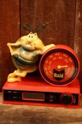ct-260401-54 S.C. JOHNSON & SON / Raid Bug 1980's Digital Alarm Clock and Radio