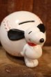 画像5: ct-260325-39 Snoopy / Determined 1976 Bank "Baseball" (5)