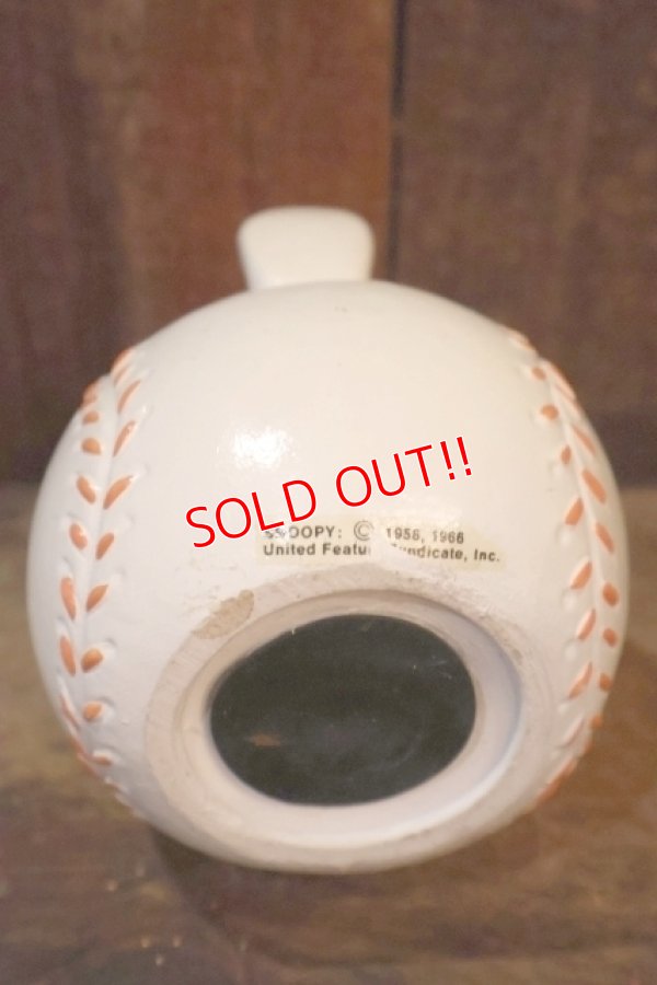 画像7: ct-260325-39 Snoopy / Determined 1976 Bank "Baseball"