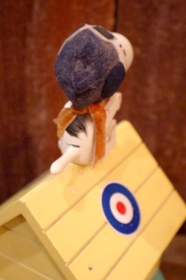 画像5: ct-260401-07 Snoopy / Schmid 1970's Flying Ace Musical Doghouse
