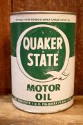 dp-230901-120 QUAKER STATE 1980's ONE U.S. QUART MOTOR OIL CAN