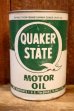 画像1: dp-230901-120 QUAKER STATE 1980's ONE U.S. QUART MOTOR OIL CAN (1)