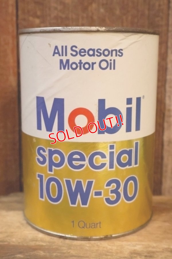 画像1: dp-230901-120 Mobil Special 10W-30 ONE U.S. QUART MOTOR OIL CAN