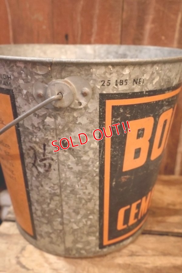 画像6: dp-260424-02 BONDEX CEMENT PAINT / 1950's Galvanized Bucket